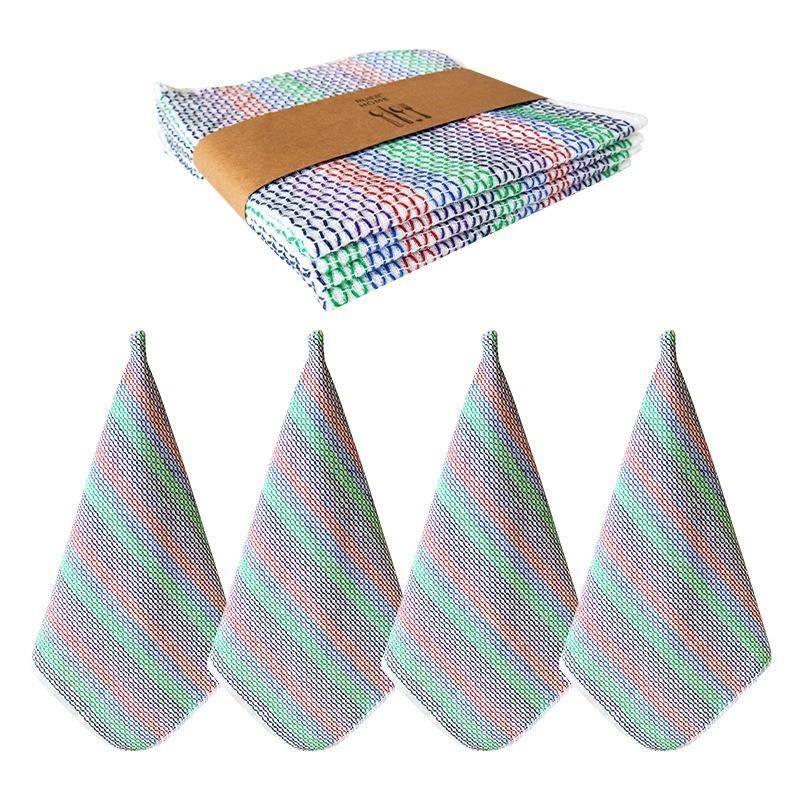 4 шт./набір 35x35 см Квадратні Бавовняні Побутові Кухонні Рушники Серветки для Миття Посуду Смугасті Миючі Губки
4 шт./набір 35x35 см Квадратні Бавовняні Побутові Кухонні Рушники Серветки для Миття Посуду Смугасті Миючі Губки