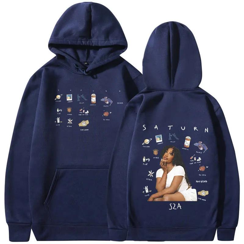SZA 2024 Music Saturn Hoodies Men Women Clothes Harajuku Aesthetic Pullovers Fashion Hip Hop Long Sleeve Sweatshirts Fans Gift 3XL
SZA 2024 Music Saturn Hoodies Men Women Clothes Harajuku Aesthetic Pullovers Fashion Hip Hop Long Sleeve Sweatshirts Fans Gift 3XL