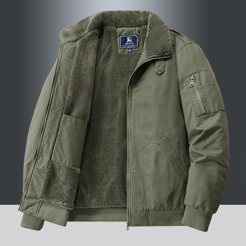 Men s Trendy American Workwear Casual Cotton Jacket with Velvet Lining for Autumn and Winter 5XL ~110kg армия зеленый
Men s Trendy American Workwear Casual Cotton Jacket with Velvet Lining for Autumn and Winter 5XL ~110kg армия зеленый