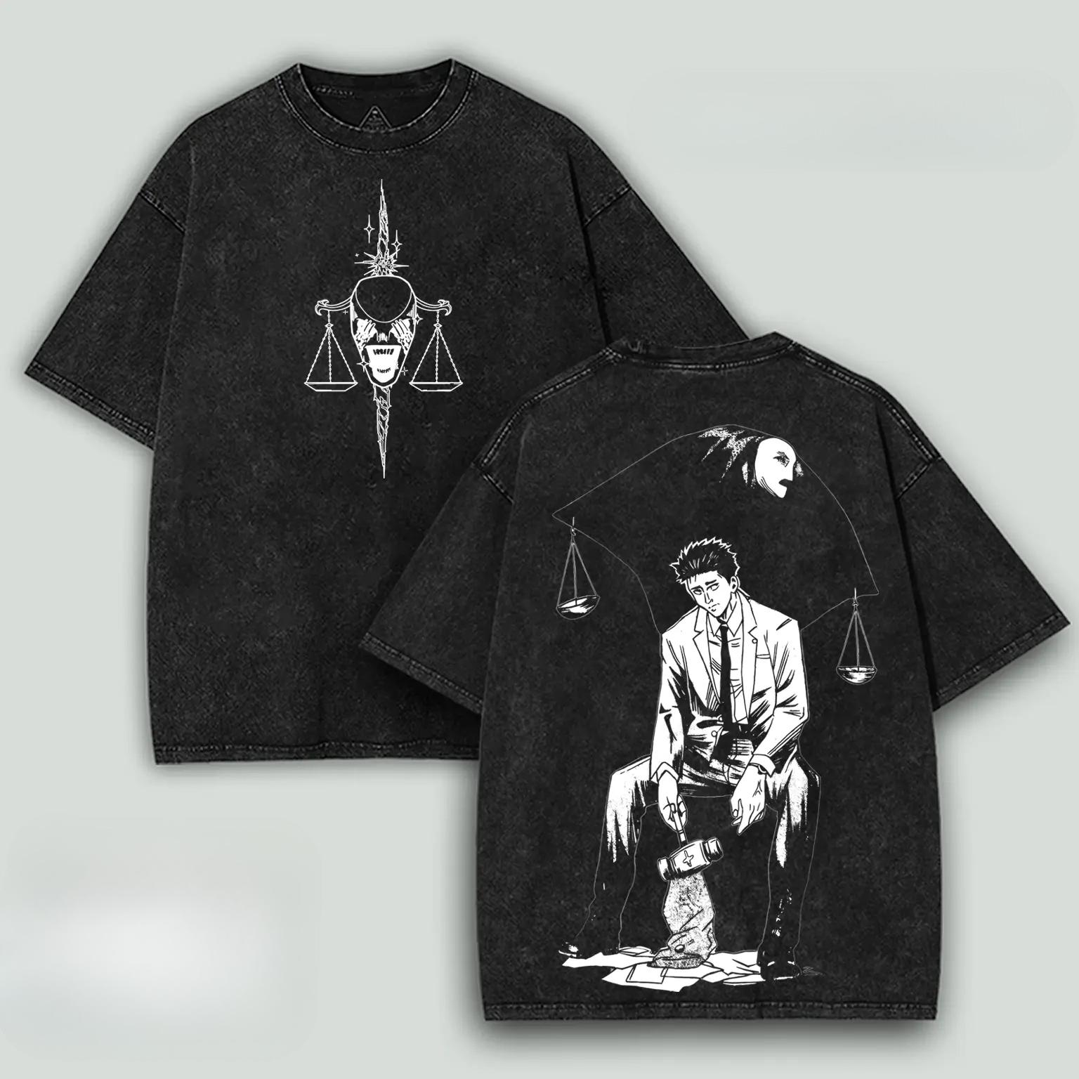 Anime Jujutsu Kaisen Y2k T Shirt Hiromi Higuruma Washed T-shirt for Men s Clothing High Quality Pure Tees Top S
Anime Jujutsu Kaisen Y2k T Shirt Hiromi Higuruma Washed T-shirt for Men s Clothing High Quality Pure Tees Top S