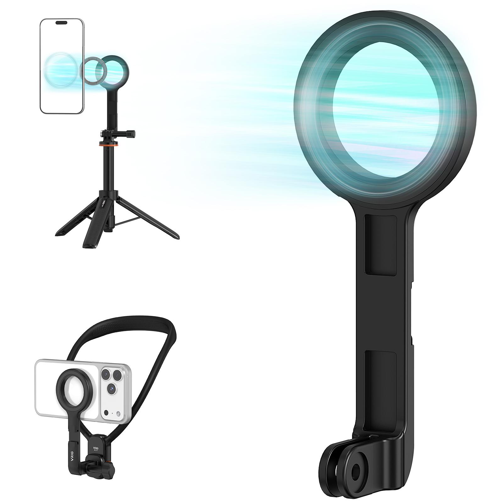 VRIG 360 Degree Rotation Magnetic Phone Mount Multi-function Selfie Stick Photography Tripod
VRIG 360 Degree Rotation Magnetic Phone Mount Multi-function Selfie Stick Photography Tripod