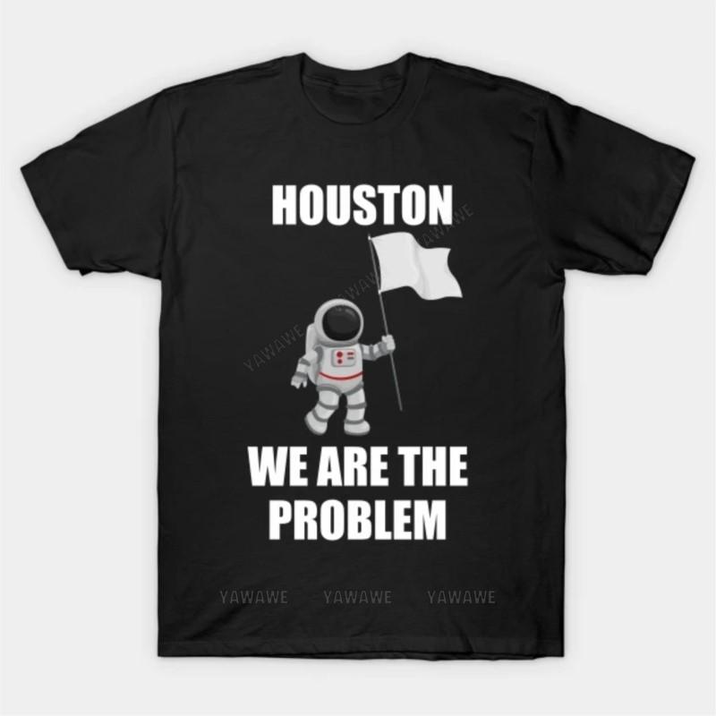 New arrived short sleeve brand cotton top Mens brand fashion tshirt Summer T shirts For Men Houston We Are A Problem T Shirt 4XL
New arrived short sleeve brand cotton top Mens brand fashion tshirt Summer T shirts For Men Houston We Are A Problem T Shirt 4XL