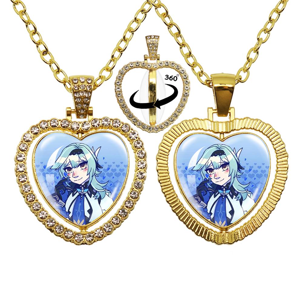 Personalized Anime Genshin Impact Glass Cabochon Heart Shaped Pendant Double Sided Necklace Handmade For Friends Gift Jewelry
Personalized Anime Genshin Impact Glass Cabochon Heart Shaped Pendant Double Sided Necklace Handmade For Friends Gift Jewelry