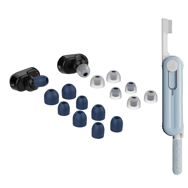 Adhiper 7 pairs WF-1000XM4 silicone ear tips and 5-in-1 cleaning pen combo accessories Sony WF-1000XM3 for headphones silicone replacement ear tips in
Adhiper 7 pairs WF-1000XM4 silicone ear tips and 5-in-1 cleaning pen combo accessories Sony WF-1000XM3 for headphones silicone replacement ear tips in