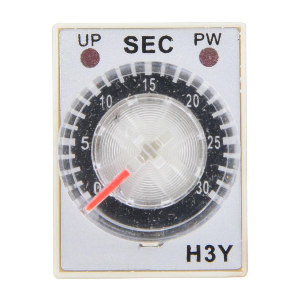 Precision Timing H3Y-2 Delay Timer 1/10/30/60S 24VDC Time Control Switch Adjustable Time 8-Pin Time Relay Industrial Control 30s
Precision Timing H3Y-2 Delay Timer 1/10/30/60S 24VDC Time Control Switch Adjustable Time 8-Pin Time Relay Industrial Control 30s