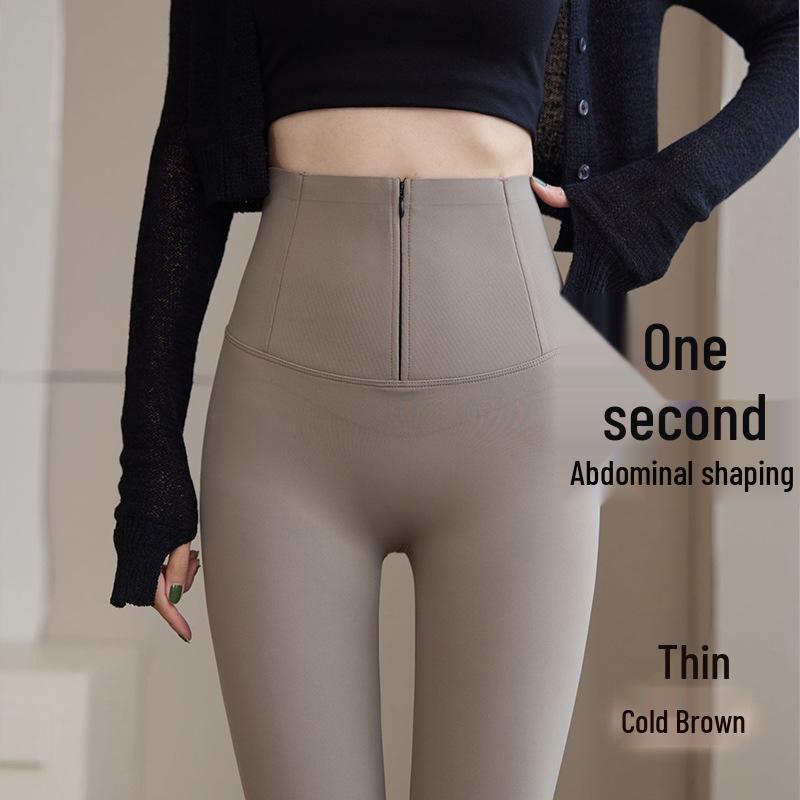 High-Waisted Tummy Control Zipper Yoga Pants with Velvet Lining for Autumn/Winter - Women s 9-Point Length XXL 70-80kg
High-Waisted Tummy Control Zipper Yoga Pants with Velvet Lining for Autumn/Winter - Women s 9-Point Length XXL 70-80kg