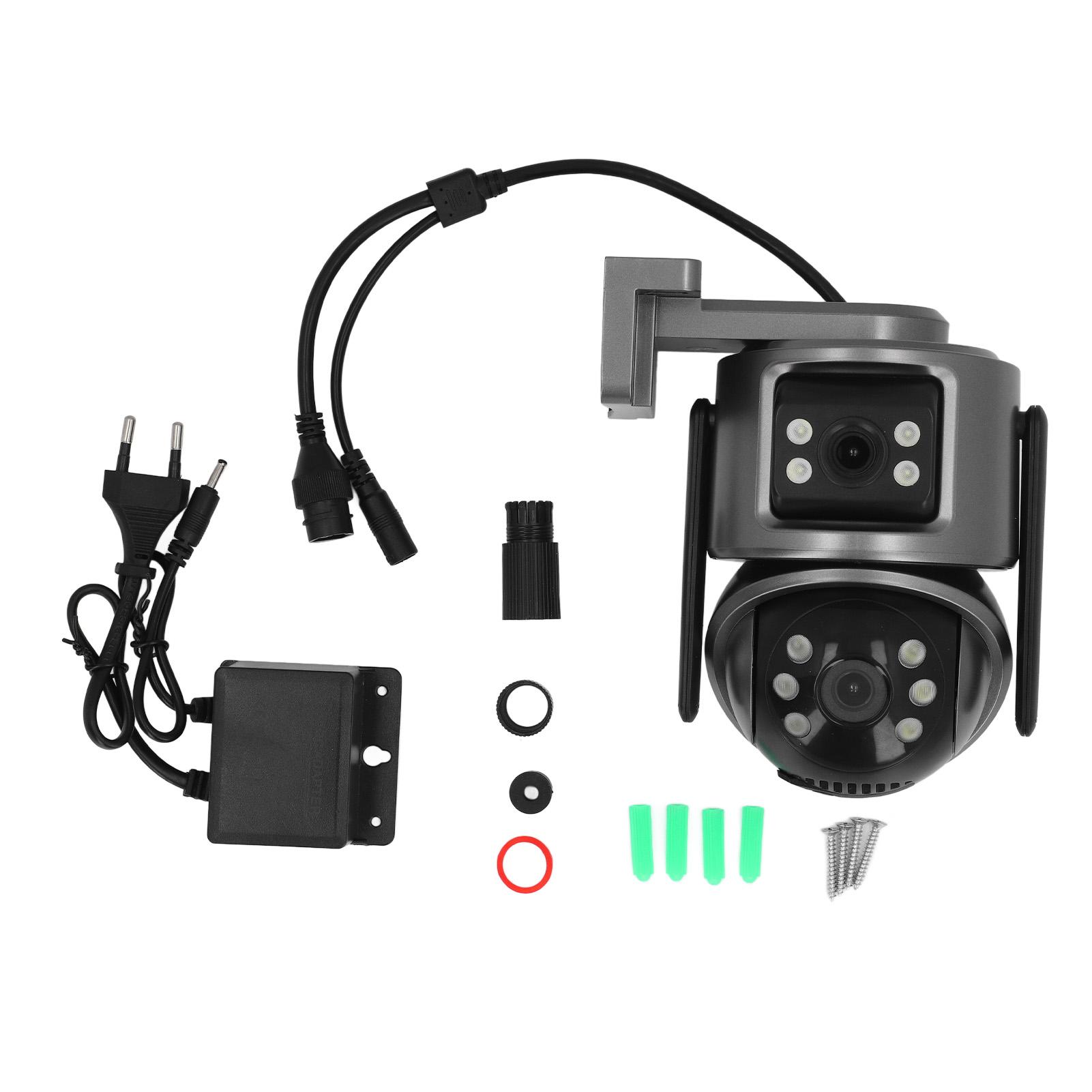 Вулична камера безпеки 3MP X 2 ІЧ нічне бачення Двосторонній зв язок Камера спостереження для домашньої безпеки США
Вулична камера безпеки 3MP X 2 ІЧ нічне бачення Двосторонній зв язок Камера спостереження для домашньої безпеки США