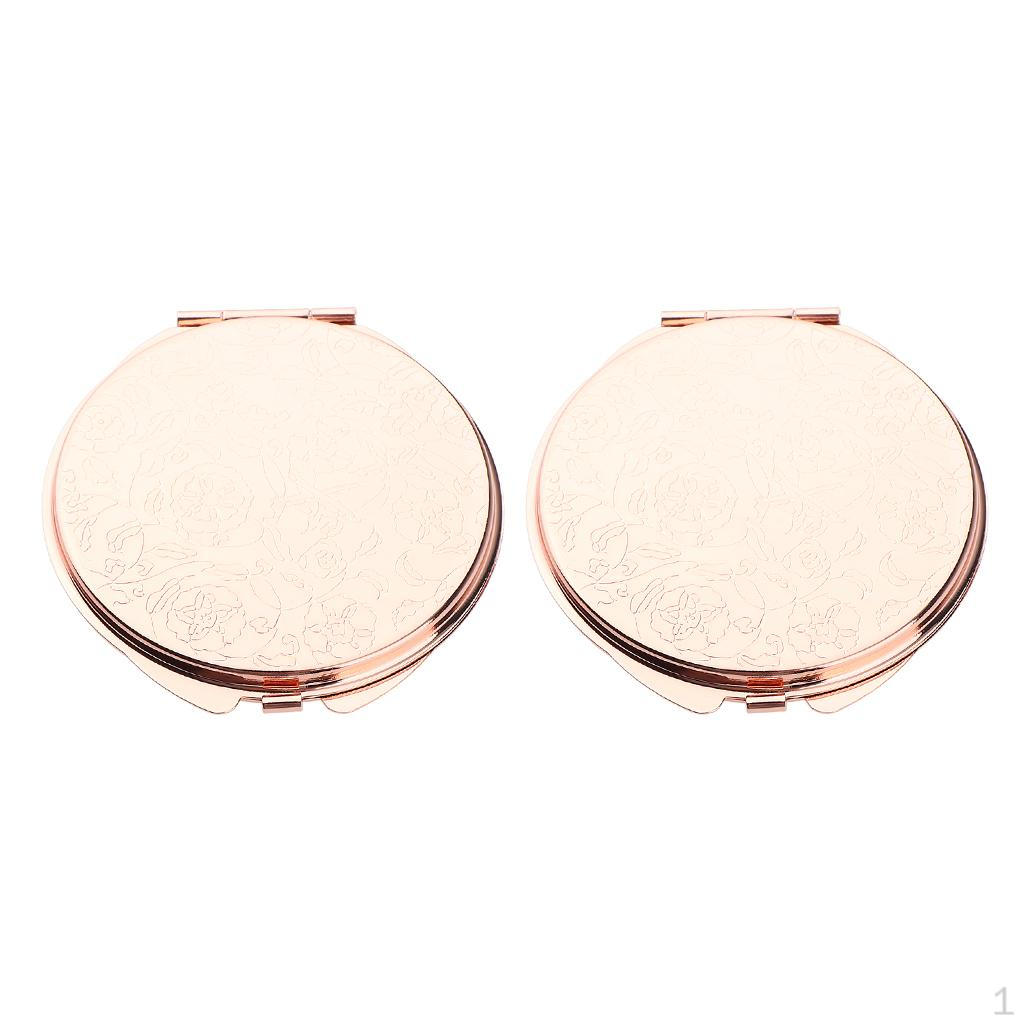 Двустороннее зеркало для макияжа, круглое, складное, золотое, 2x
Двустороннее зеркало для макияжа, круглое, складное, золотое, 2x