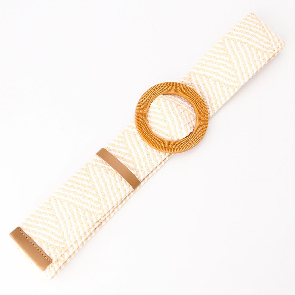 Woven Boho Straw Weave Belt Colorful Hollow Out Bohemian Style Belt Round Buckle Wide Ethnic Style Waistband Jeans Decorative 70cm
Woven Boho Straw Weave Belt Colorful Hollow Out Bohemian Style Belt Round Buckle Wide Ethnic Style Waistband Jeans Decorative 70cm