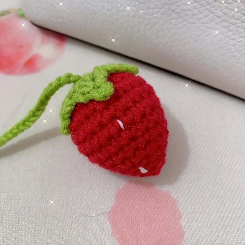Cute Handmade Flower Knitted Pendant Car Rear View Mirror Decor Hanging Crochet Pink Strawberry Bag Key Pendant Women Girl Gift розовый
Cute Handmade Flower Knitted Pendant Car Rear View Mirror Decor Hanging Crochet Pink Strawberry Bag Key Pendant Women Girl Gift розовый