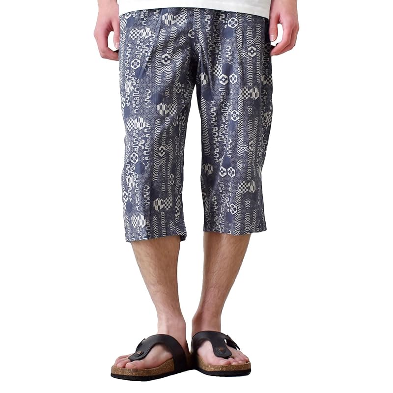 (Arona) ARONA Steteco pants men s gentleman Rakubei 3/4 length cotton Japanese pattern carp Wind God Raijin/Y A navy M
(Arona) ARONA Steteco pants men s gentleman Rakubei 3/4 length cotton Japanese pattern carp Wind God Raijin/Y A navy M