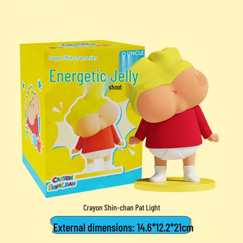 Crayon Shin-chan Energetic Dudu USB Night Light - Creative Tap Light with Three-Level Dimming. 0.75W
Crayon Shin-chan Energetic Dudu USB Night Light - Creative Tap Light with Three-Level Dimming. 0.75W