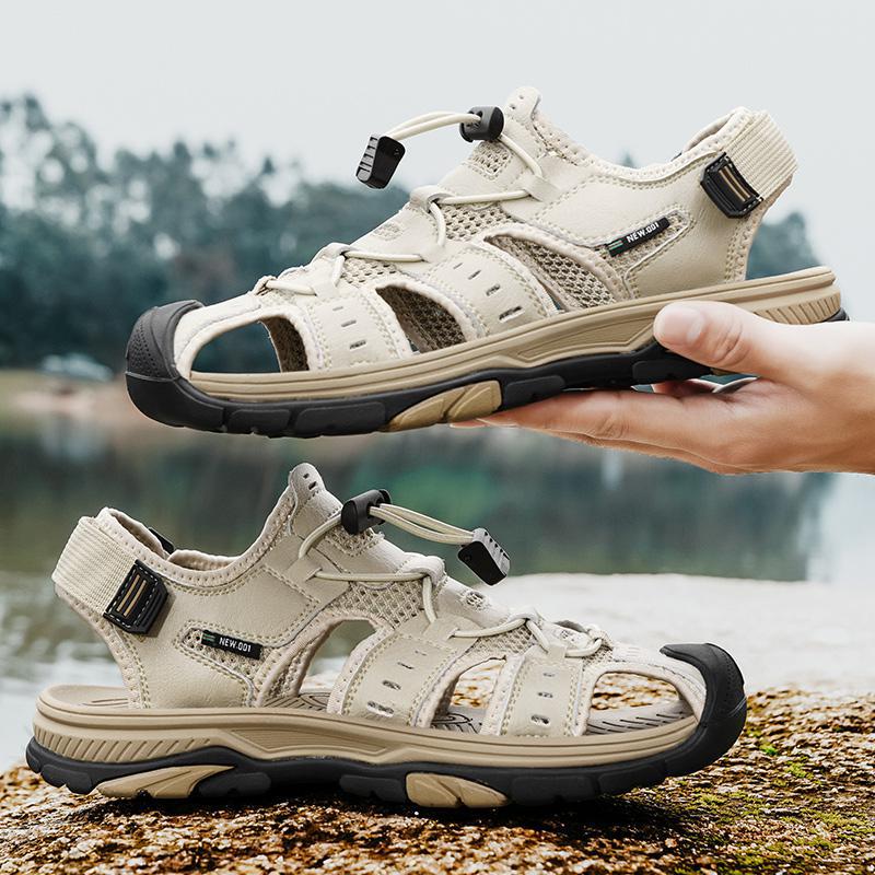 6665 Summer Leather Fashion Outdoor Beach Sandals Leather Shoes Size 38-44 Outer Wear Non-slip Baotou Shoes 38 бежевый
6665 Summer Leather Fashion Outdoor Beach Sandals Leather Shoes Size 38-44 Outer Wear Non-slip Baotou Shoes 38 бежевый