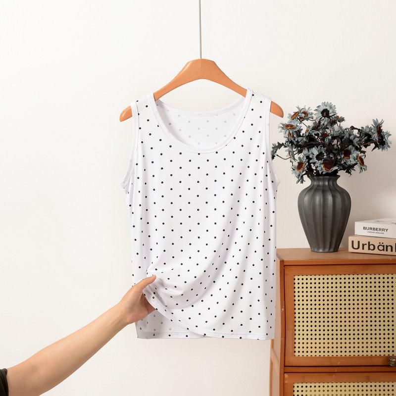 XL до 8XL Большой размер Модальная майка с круглым вырезом летняя женская без рукавов Топы В горошек Топ-майка Повседневный свободный топ Базовый слой нижняя рубашка XL белый
XL до 8XL Большой размер Модальная майка с круглым вырезом летняя женская без рукавов Топы В горошек Топ-майка Повседневный свободный топ Базовый слой нижняя рубашка XL белый