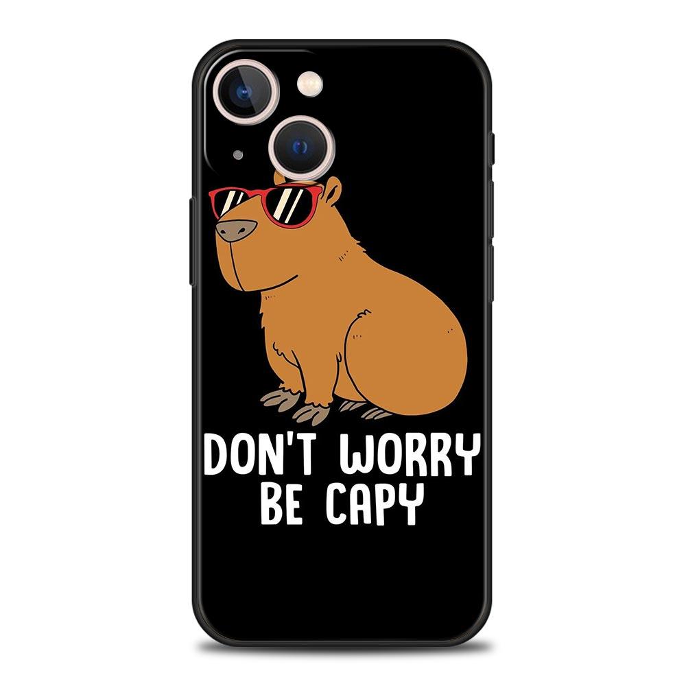 Cartoon Capybara Phone Case For iPhone 17 16 15 Pro Max 11 12 13 14 7 8 Plus SE 2020 X XR XS Cover Soft Black iPhone 17Pro Max
Cartoon Capybara Phone Case For iPhone 17 16 15 Pro Max 11 12 13 14 7 8 Plus SE 2020 X XR XS Cover Soft Black iPhone 17Pro Max