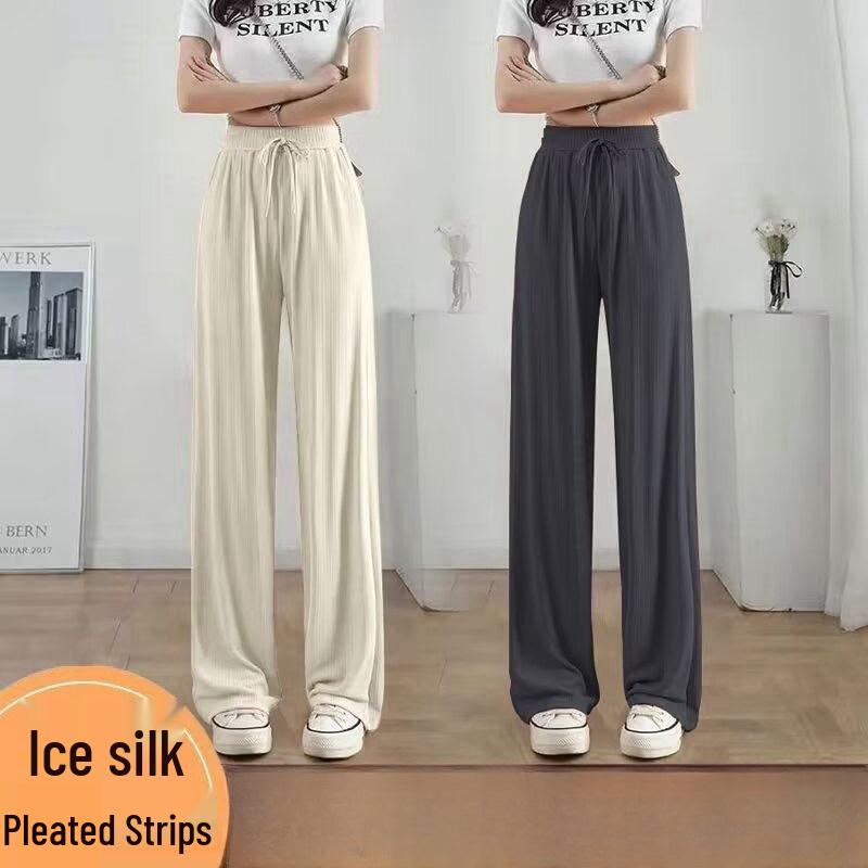 Women s Quick-Dry Loose Drapey Pants, Floor-Length, Pleated Ice Silk, Spring/Summer 2024 Collection M
Women s Quick-Dry Loose Drapey Pants, Floor-Length, Pleated Ice Silk, Spring/Summer 2024 Collection M