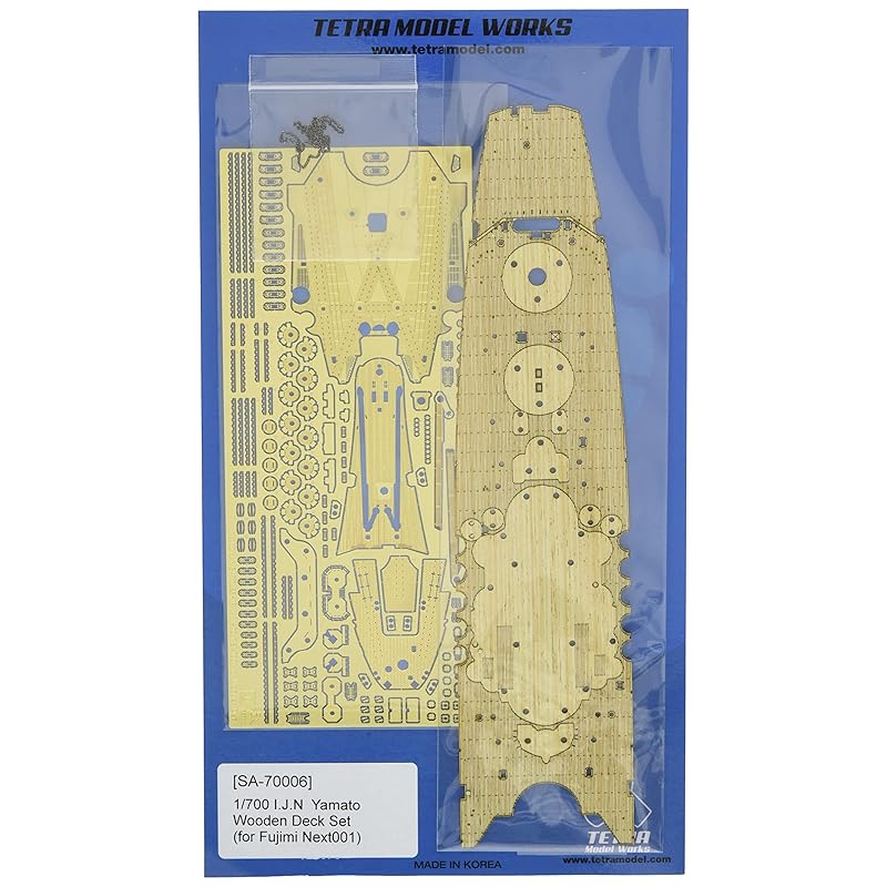 Tetra Model Works 1/700 Japanese battleship Yamato For NEXT.01 wooden deck With photo-etched parts
Tetra Model Works 1/700 Japanese battleship Yamato For NEXT.01 wooden deck With photo-etched parts