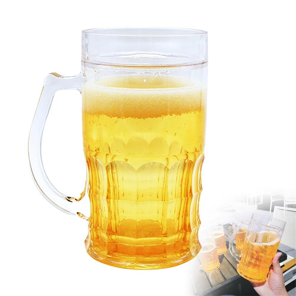 Thickened Fake Beer Mug With Handles Water Cup Creative Double Beer Glass Trick Props 
Thickened Fake Beer Mug With Handles Water Cup Creative Double Beer Glass Trick Props