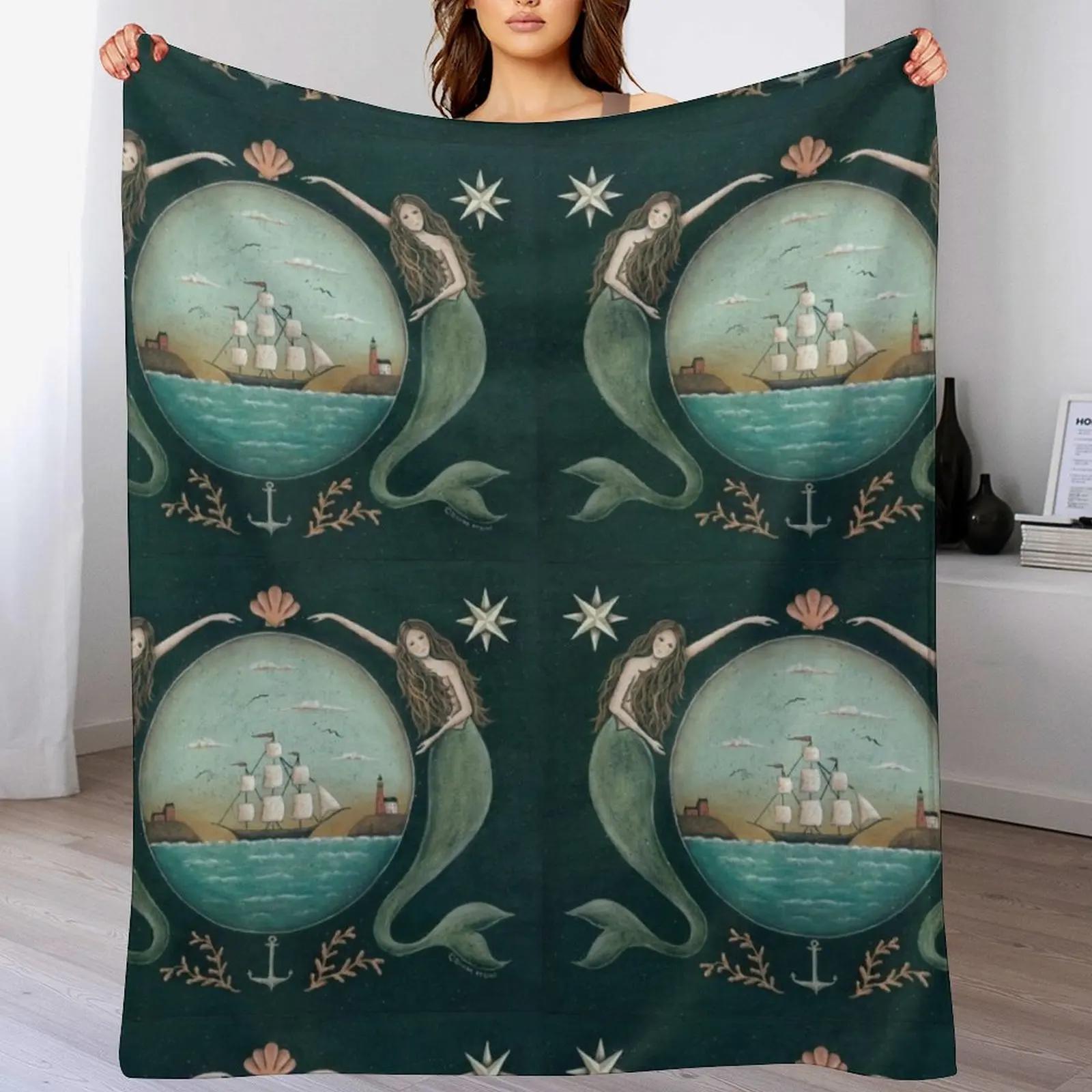 Sirens of the Sea by Donna Atkins Throw Blanket Year Round Soft Comfortable Blanket for Home 102x76cm(40x30in)
Sirens of the Sea by Donna Atkins Throw Blanket Year Round Soft Comfortable Blanket for Home 102x76cm(40x30in)