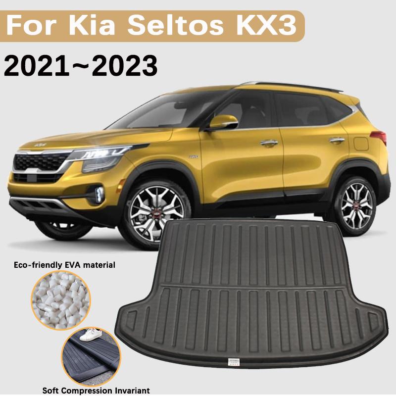 Коврики на заднюю часть багажника автомобиля для Kia Seltos 2022 2023, аксессуары KX3, багажник, водостойкий коврик для хранения ковров, 3D EVA
Коврики на заднюю часть багажника автомобиля для Kia Seltos 2022 2023, аксессуары KX3, багажник, водостойкий коврик для хранения ковров, 3D EVA