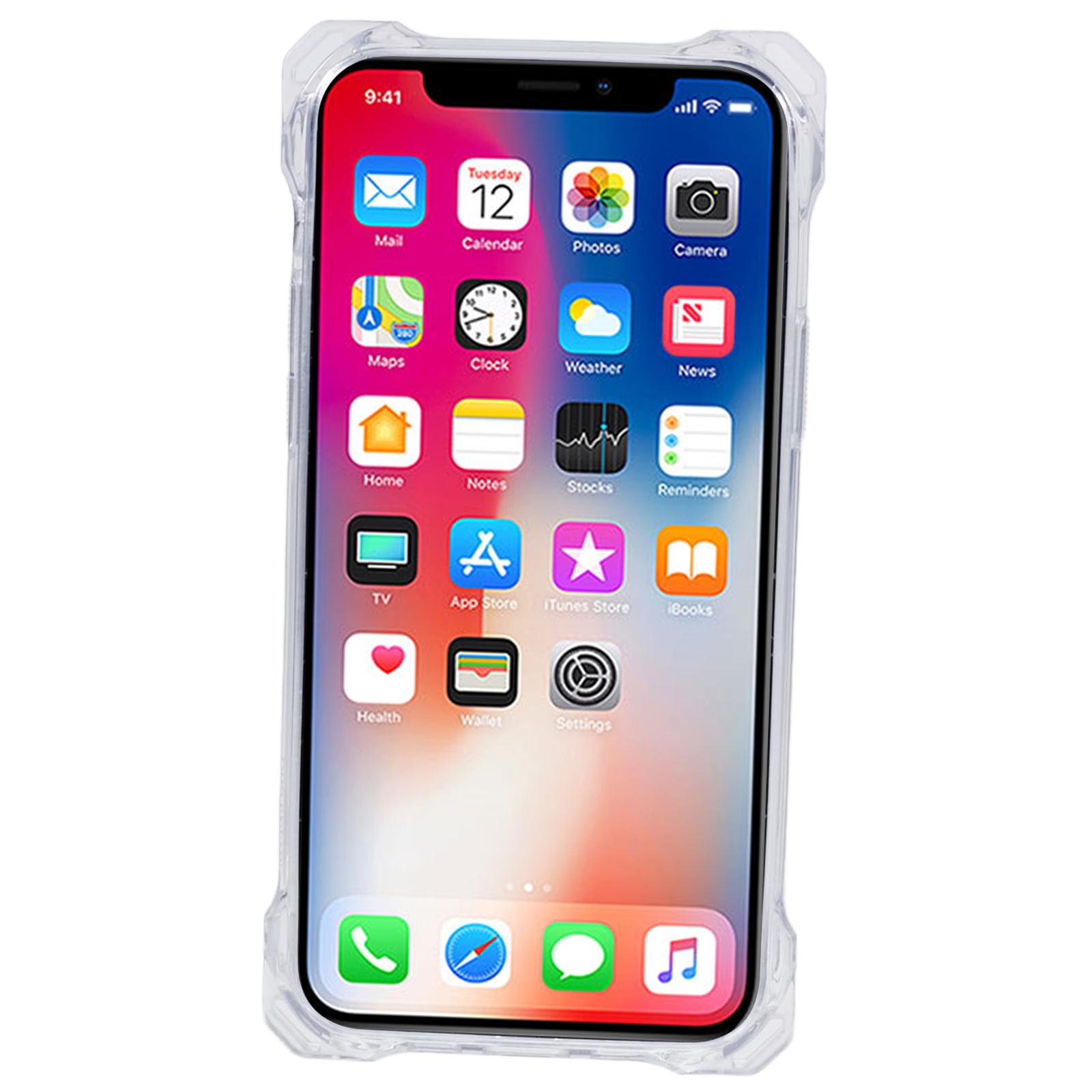 For iPhone 12/12 Pro Phone Case TPU+Acrylic Fall Prevention Protective Cover Transparent
For iPhone 12/12 Pro Phone Case TPU+Acrylic Fall Prevention Protective Cover Transparent