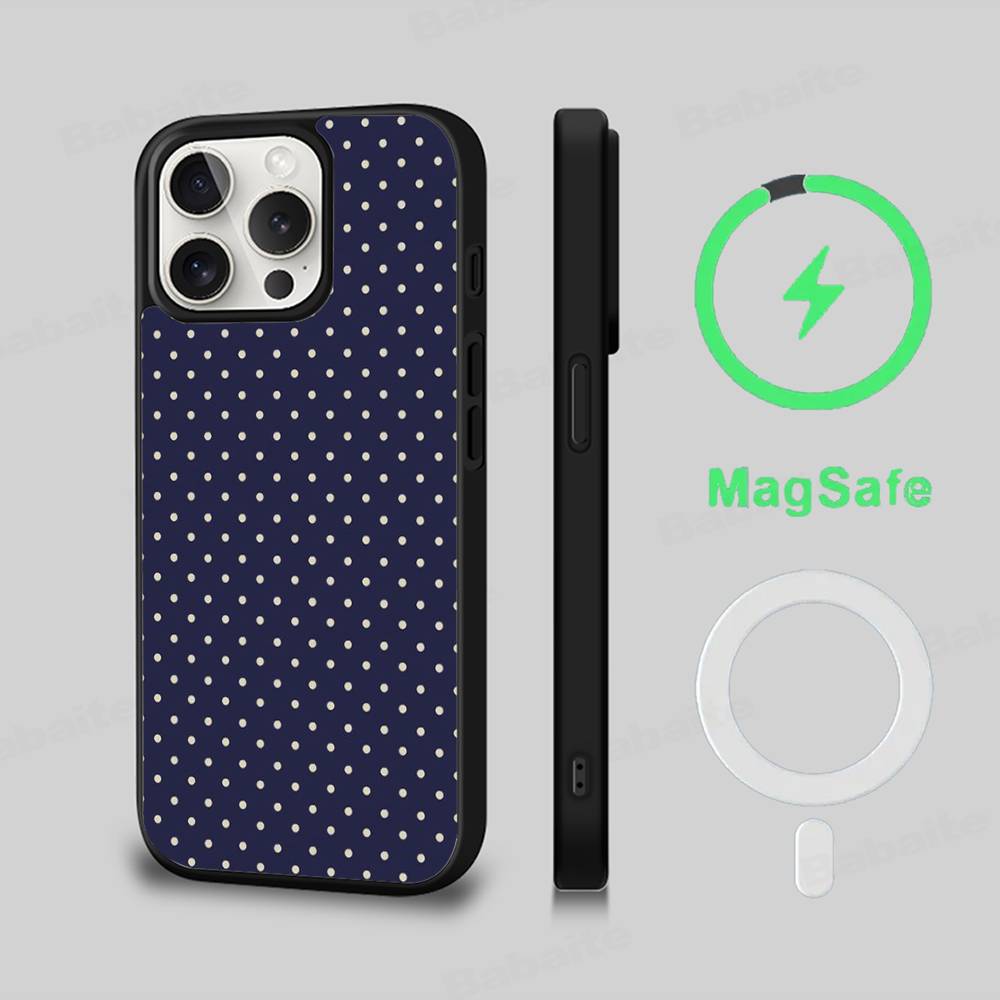 Luxury Polka Dots Phone Case Magnetic Case For IPhone 16 14 13 12 11 15 Pro Max Plus For Magsafe Wireless Charge Cover iPhone 15 pro
Luxury Polka Dots Phone Case Magnetic Case For IPhone 16 14 13 12 11 15 Pro Max Plus For Magsafe Wireless Charge Cover iPhone 15 pro