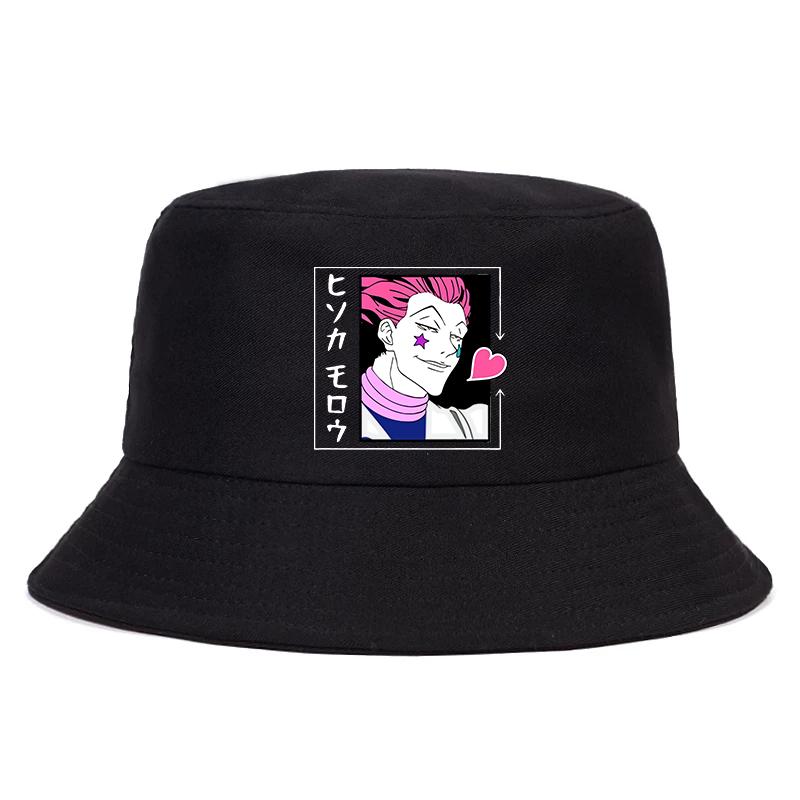 HISOKA MOROW Summer Hat Anime Women Unisex Panama Bucket Cap The Design Flat Visor Hunter X Hunter Bucket Hat Fisherman Hats
HISOKA MOROW Summer Hat Anime Women Unisex Panama Bucket Cap The Design Flat Visor Hunter X Hunter Bucket Hat Fisherman Hats