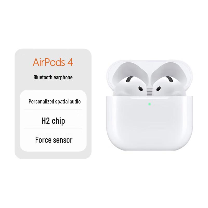 Apple AirPods 4 with USB-C Charging Case
Apple AirPods 4 with USB-C Charging Case