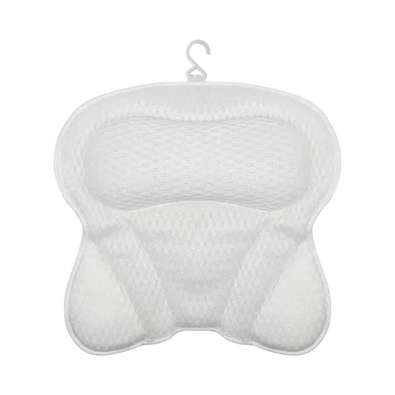 Soft Bath Pillow 4D Breathable Mesh Machine Washable Design Oversized Support For Neck Back Shoulder Spa Relaxation белый
Soft Bath Pillow 4D Breathable Mesh Machine Washable Design Oversized Support For Neck Back Shoulder Spa Relaxation белый