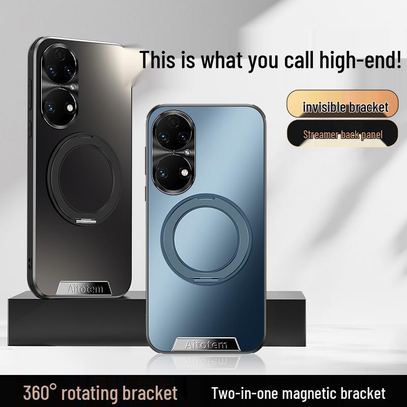 Huawei P50/P40 Pro Magnetic Stand Case with Lens Film, Full Coverage & Anti-Drop Protection Huawei P40
Huawei P50/P40 Pro Magnetic Stand Case with Lens Film, Full Coverage & Anti-Drop Protection Huawei P40