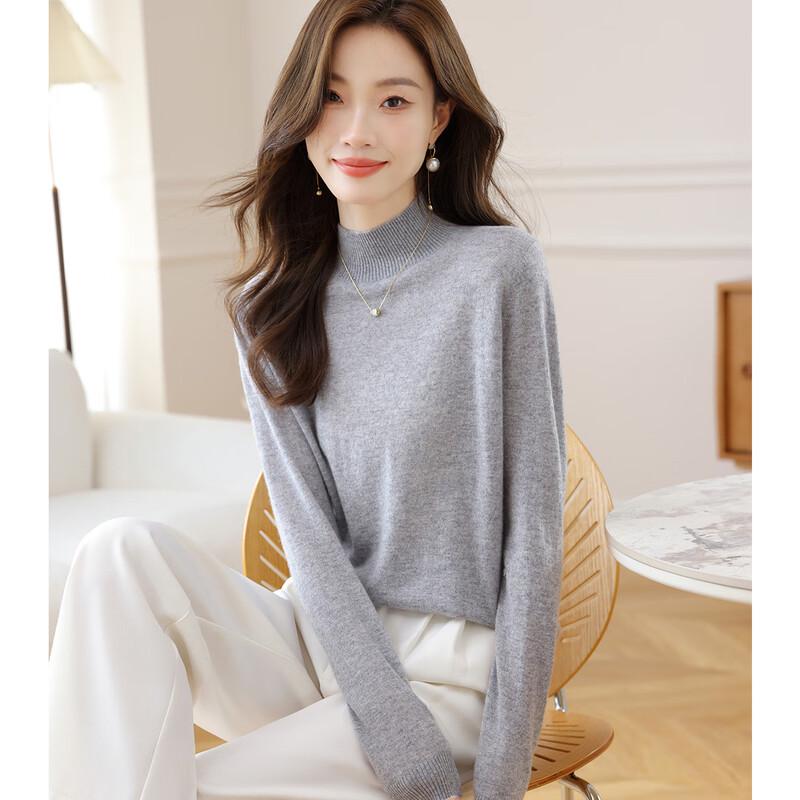 Women s Mock Neck Cashmere Blend Sweater M
Women s Mock Neck Cashmere Blend Sweater M