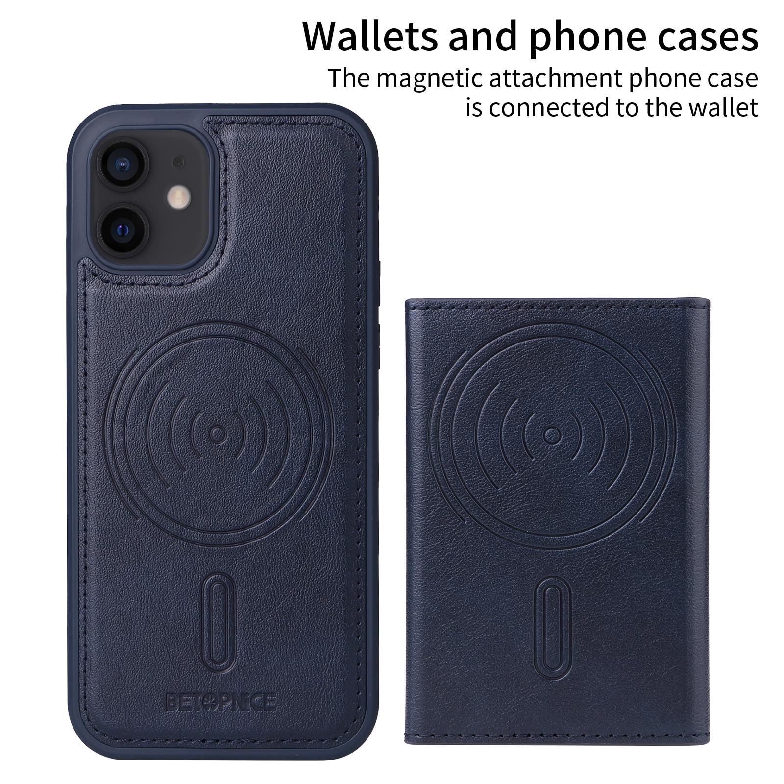 For iPhone 12 Pro 6.1 inch/iPhone 12 6.1 inch Magnetic Case BETOPNICE Leather Phone Cover Kickstand with Detachable Card Bag Brown
For iPhone 12 Pro 6.1 inch/iPhone 12 6.1 inch Magnetic Case BETOPNICE Leather Phone Cover Kickstand with Detachable Card Bag Brown