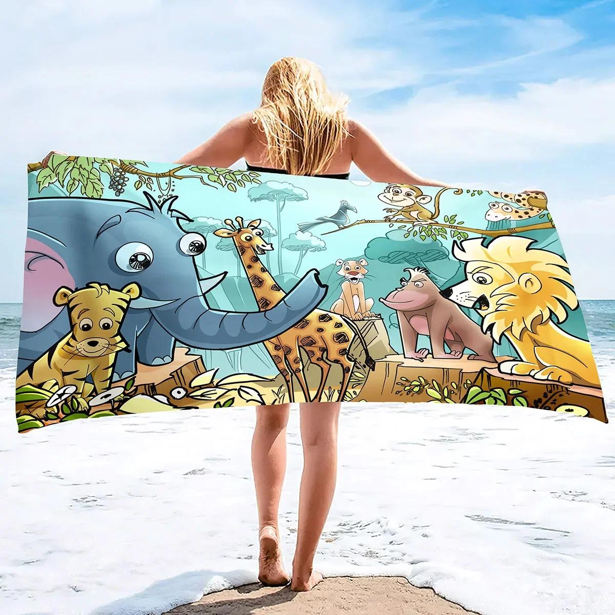 Zoo Print Beach Towel,Beach Blanket Large Microfiber Shower Bath Towels Yoga Towel,Ultra Soft Super Water Absorbent Beach Throw W30*H60(CM)
Zoo Print Beach Towel,Beach Blanket Large Microfiber Shower Bath Towels Yoga Towel,Ultra Soft Super Water Absorbent Beach Throw W30*H60(CM)
