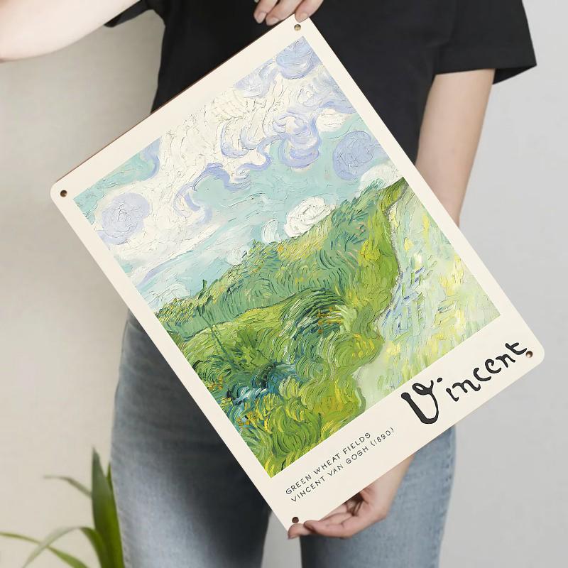 Van Gogh Green Wheat Fields Oil Painting Metal Wall Art Vintage Landscape Home Decor for Living Room 20x30cm(7.8x11.8inch)
Van Gogh Green Wheat Fields Oil Painting Metal Wall Art Vintage Landscape Home Decor for Living Room 20x30cm(7.8x11.8inch)