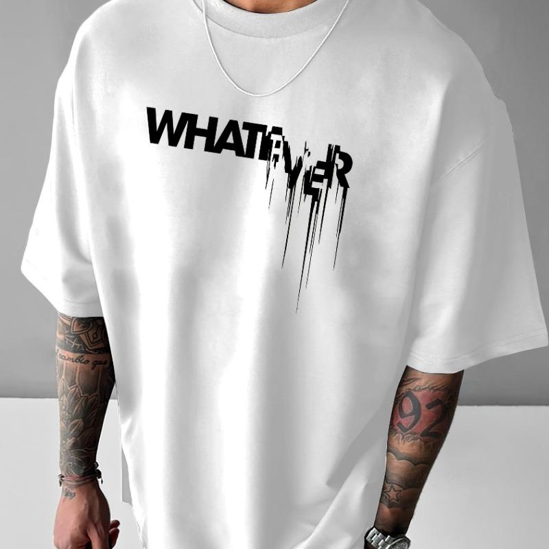 Men s 100% Pure Cotton Summer Loose Fit WHATEVER Letter Pattern Printed Casual and Comfortable Round Neck Short Sleeved T-shirt 3XL білий
Men s 100% Pure Cotton Summer Loose Fit WHATEVER Letter Pattern Printed Casual and Comfortable Round Neck Short Sleeved T-shirt 3XL білий