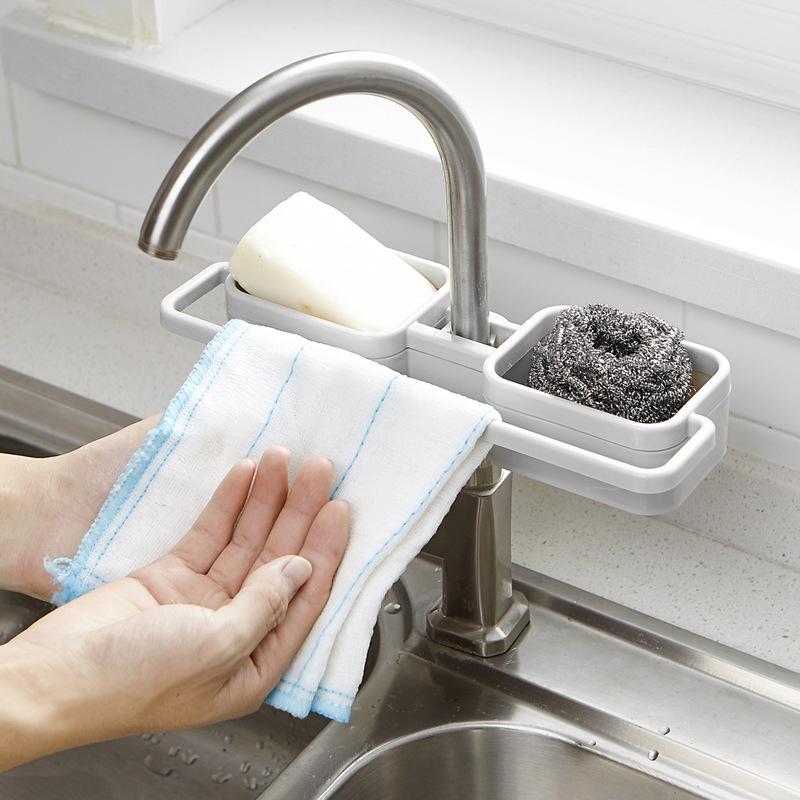 Kitchen Sponge Drainage Rack Multi-function Dishes From The Drain Slot Storage Rack Tableware Towel Rack Kitchen Cleaning
Kitchen Sponge Drainage Rack Multi-function Dishes From The Drain Slot Storage Rack Tableware Towel Rack Kitchen Cleaning