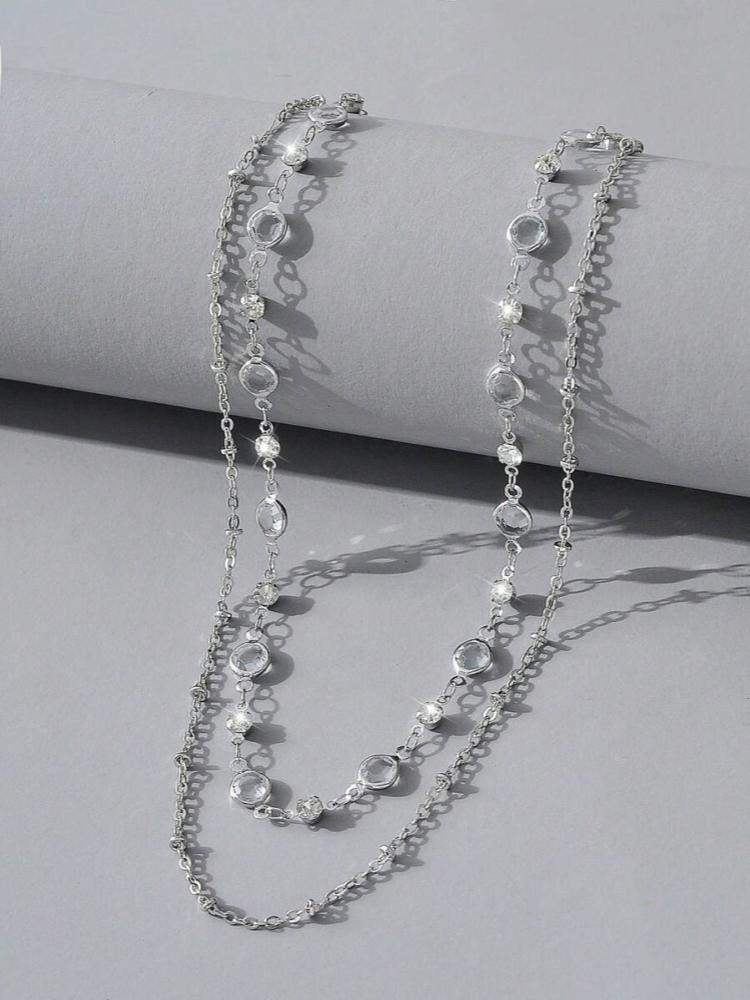 Fashion Vintage Choker Metal Spherical Thin Chains Necklace For Women Boho Multilevel 2024 Withe Crystal Chain Collar Zircon
Fashion Vintage Choker Metal Spherical Thin Chains Necklace For Women Boho Multilevel 2024 Withe Crystal Chain Collar Zircon