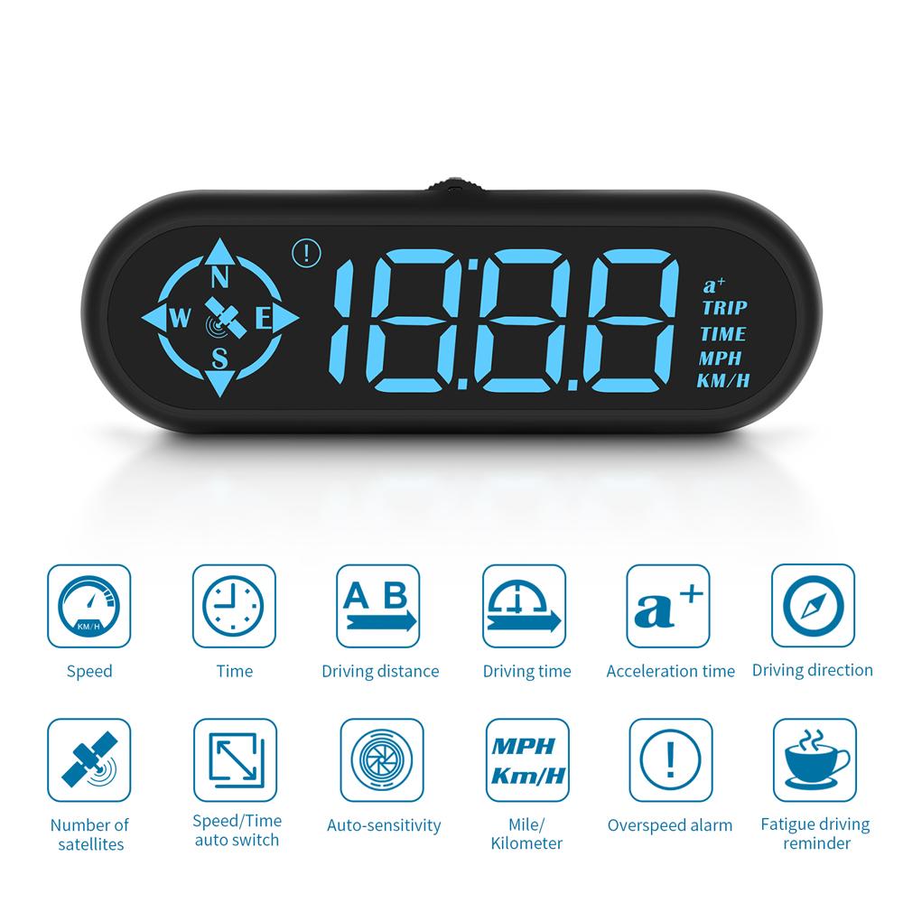 G9 Авто HUD GPS Проекционный дисплей Автомобильный датчик с часами-компасом Расстояние вождения Охранная сигнализация Электронные аксессуары
G9 Авто HUD GPS Проекционный дисплей Автомобильный датчик с часами-компасом Расстояние вождения Охранная сигнализация Электронные аксессуары