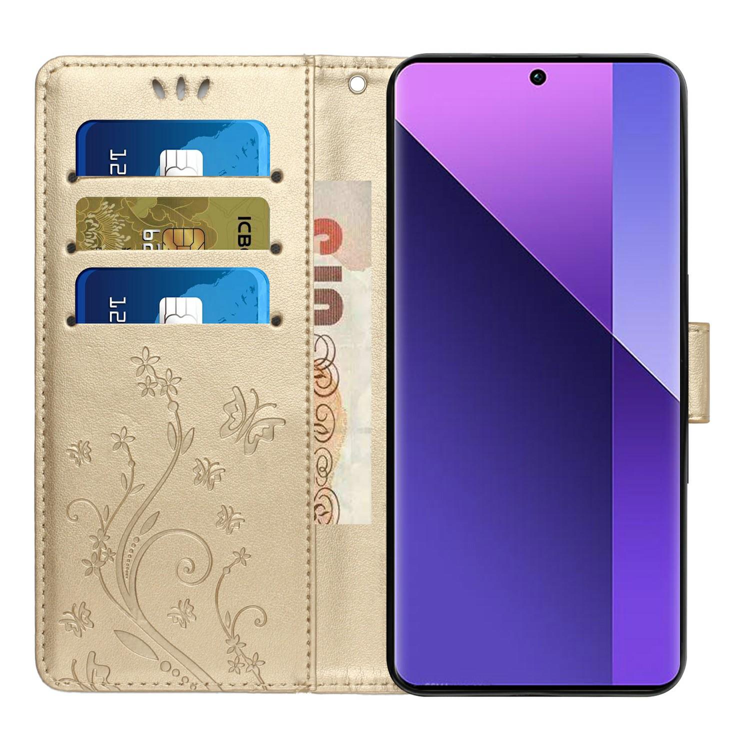For Honor Magic7 5G Leather Wallet Case Butterfly Flower Imprinted Phone Cover with Strap Gold
For Honor Magic7 5G Leather Wallet Case Butterfly Flower Imprinted Phone Cover with Strap Gold