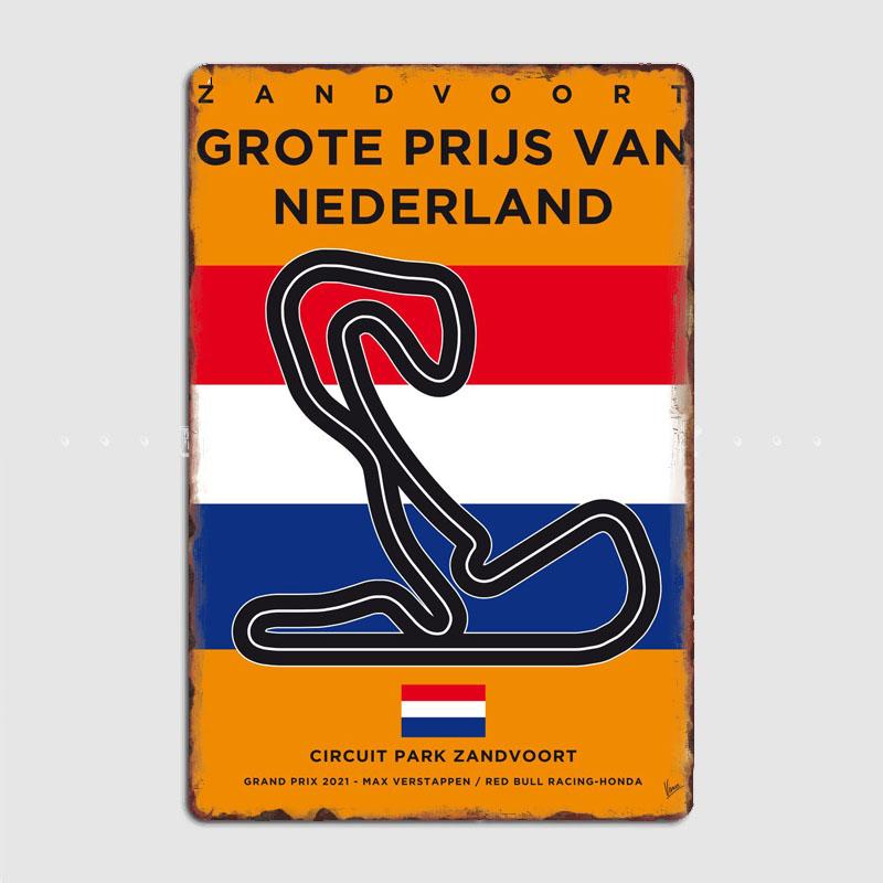 Zandvoort Grote Prijs Van Nederland Circuit F1 Race Track Metal Poster Sign Club Custom Wall Decor Tin Room Decor Home Decor 7.9x11.8In(20x30cm)
Zandvoort Grote Prijs Van Nederland Circuit F1 Race Track Metal Poster Sign Club Custom Wall Decor Tin Room Decor Home Decor 7.9x11.8In(20x30cm)