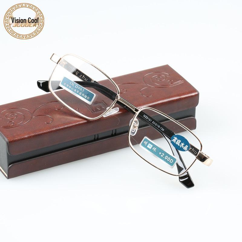Mingzhu Genuine High-End Crystal Reading Glasses with Full-Frame Crystal Stone Lenses for Men +1.00
Mingzhu Genuine High-End Crystal Reading Glasses with Full-Frame Crystal Stone Lenses for Men +1.00