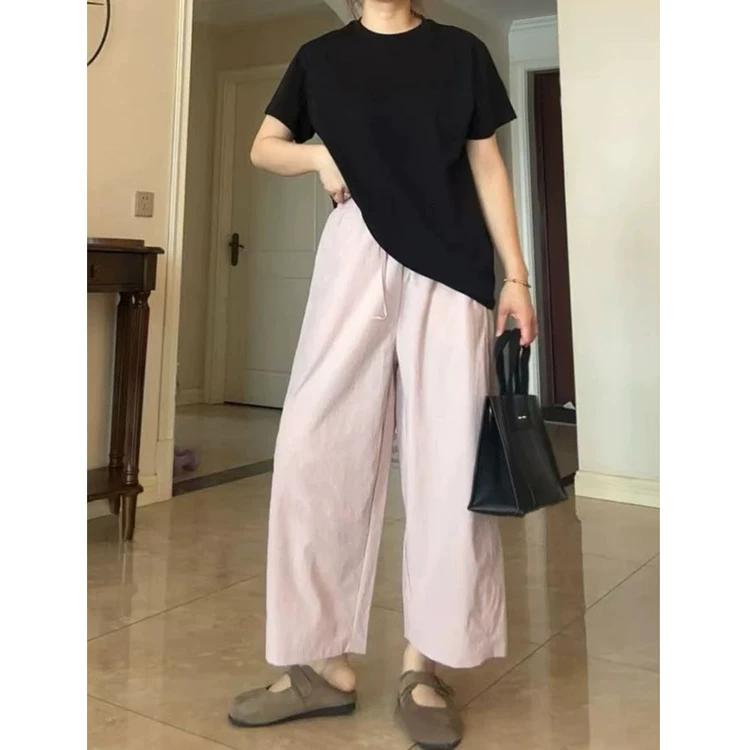 Small Cropped Straight-leg Casual Pants for Women Plus Size Summer Thin Fat Sister mm Loose Slim Looking Cover Loose Pants Xl светло-розовый
Small Cropped Straight-leg Casual Pants for Women Plus Size Summer Thin Fat Sister mm Loose Slim Looking Cover Loose Pants Xl светло-розовый