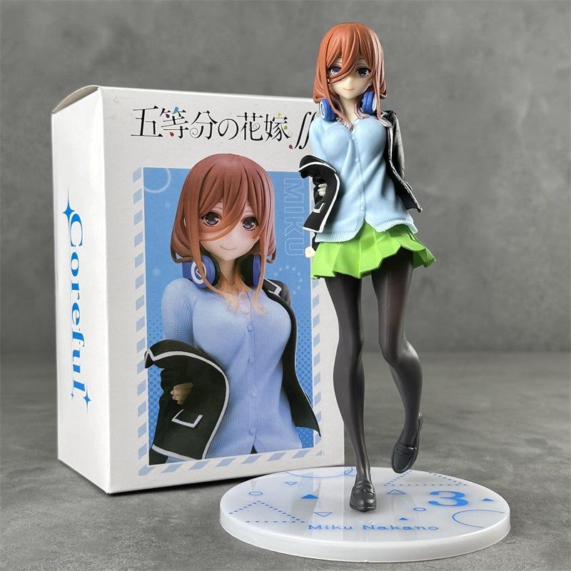 The Quintessential Quintuplets Miku Nakano Anime Figure - Collectible PVC Model Toy for Fans Gift
The Quintessential Quintuplets Miku Nakano Anime Figure - Collectible PVC Model Toy for Fans Gift