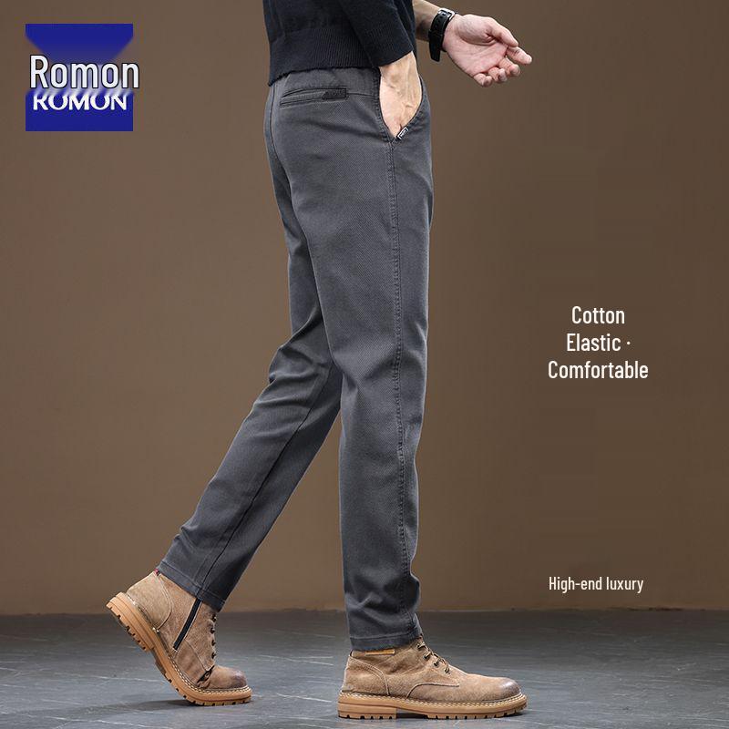 Мужские повседневные брюки свободного кроя прямого покроя Romon 2025 - Универсальный стрейч для весны/осени/зимы 33 темно-серого
Мужские повседневные брюки свободного кроя прямого покроя Romon 2025 - Универсальный стрейч для весны/осени/зимы 33 темно-серого
