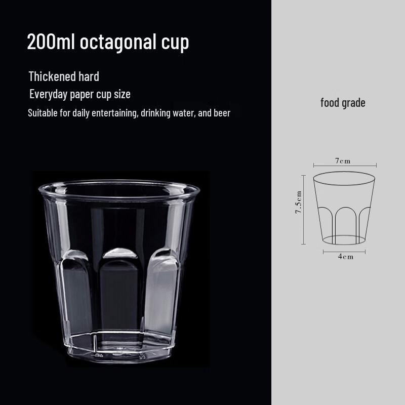 Disposable Octagonal Tea Cups, 200ml (100-Pack)
Disposable Octagonal Tea Cups, 200ml (100-Pack)