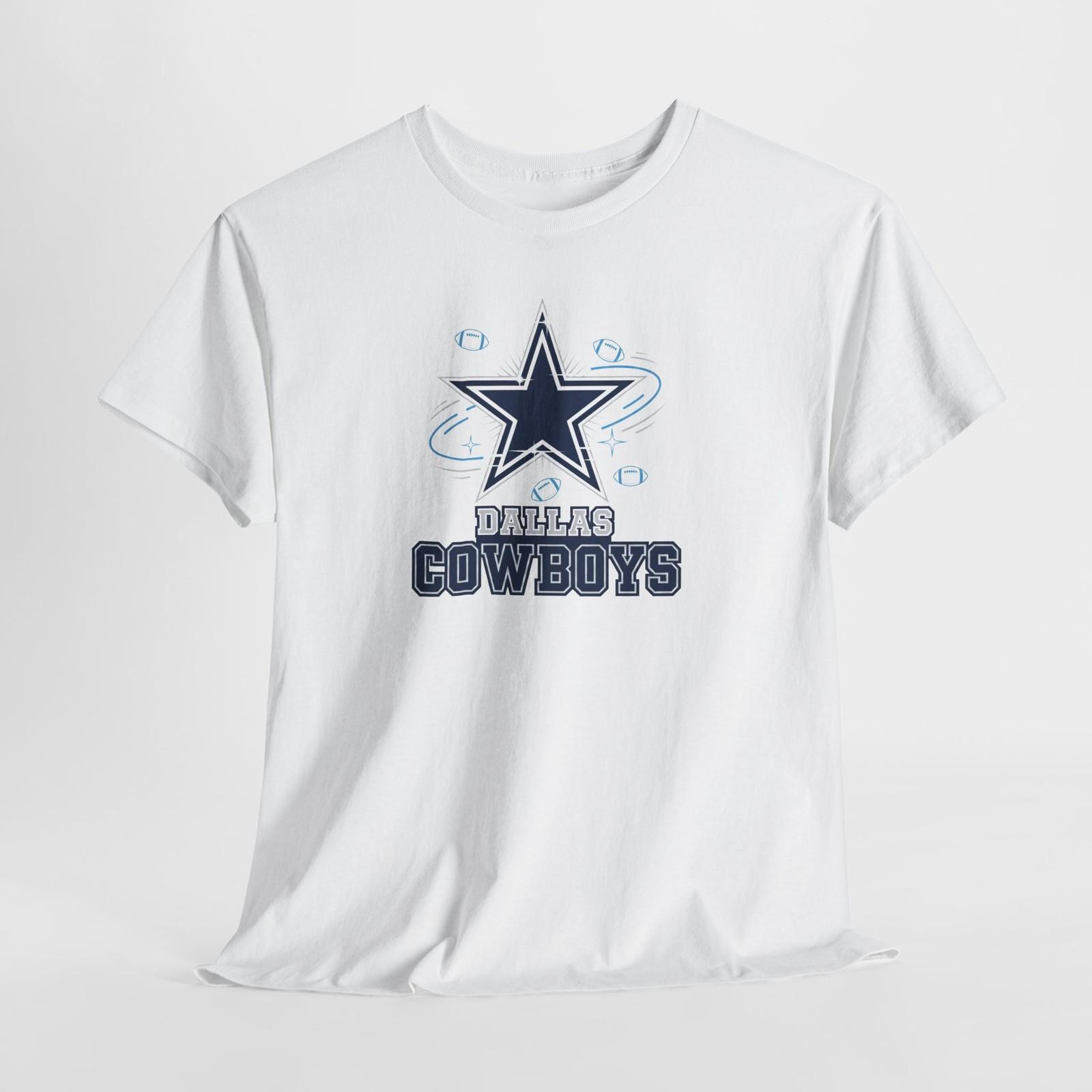 Футболка унісекс з важкої бавовни Dallas Cowboys, Футболка для спортивного фаната, Командний одяг. S
Футболка унісекс з важкої бавовни Dallas Cowboys, Футболка для спортивного фаната, Командний одяг. S