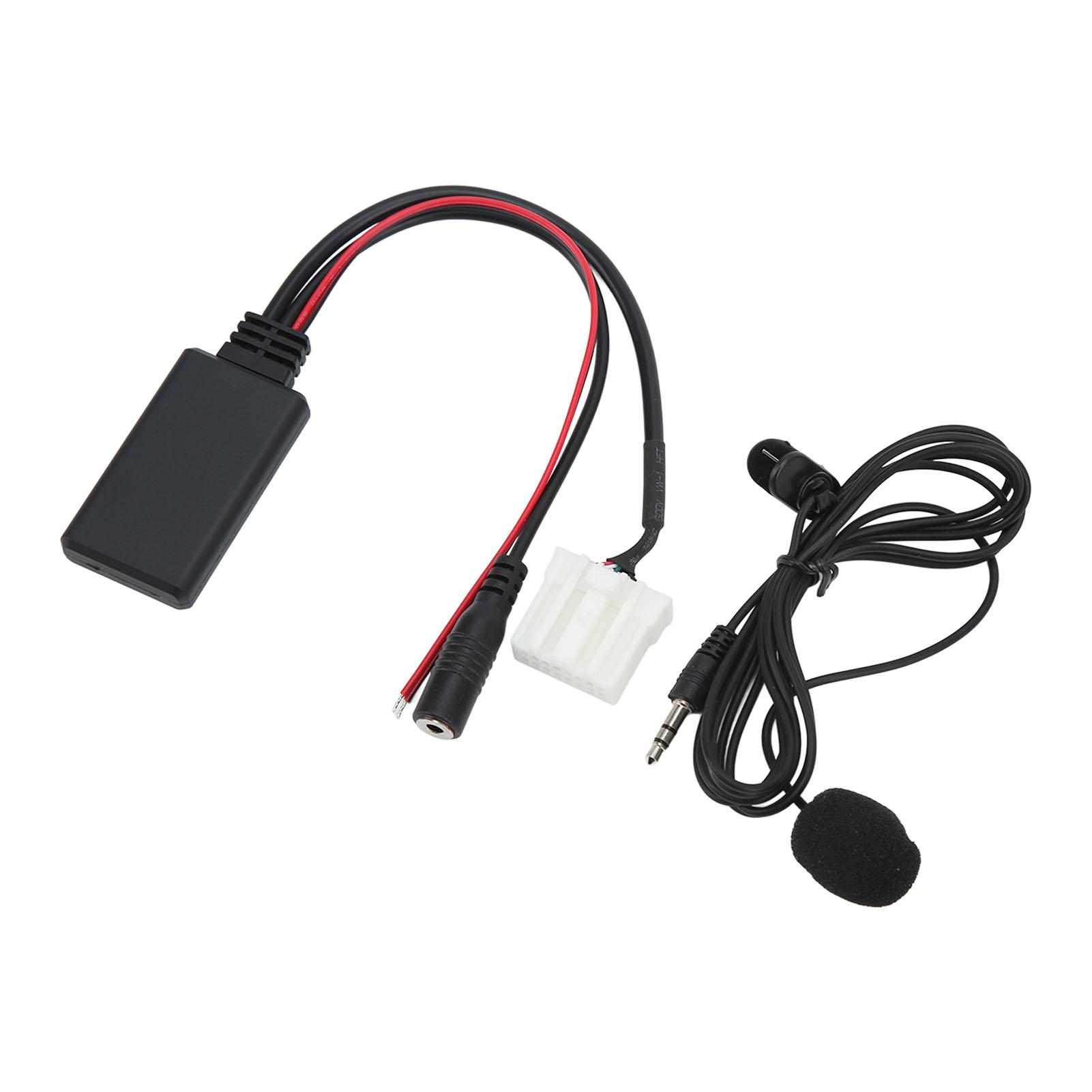 150cm Car Bluetooth5.0 Wireless Module AUX IN Adapter Handsfree Mic Replacement for Mazda 2 3 5 6
150cm Car Bluetooth5.0 Wireless Module AUX IN Adapter Handsfree Mic Replacement for Mazda 2 3 5 6
