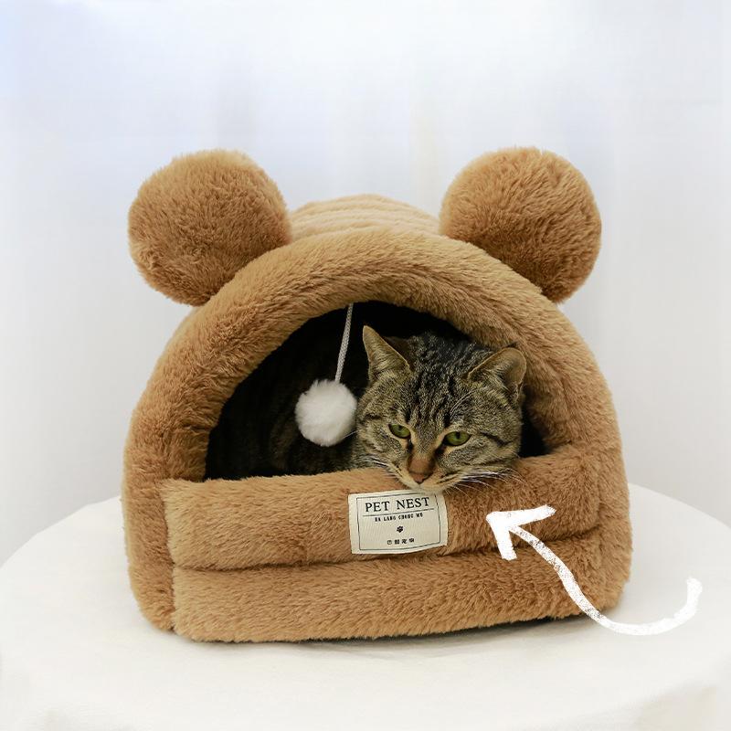Осенне-зимнее мультяшное утолщенное ветрозащитное и теплое закрытое гнездо для сна для котят малого и среднего размера с молоком Small 35 * 30 * 30
Осенне-зимнее мультяшное утолщенное ветрозащитное и теплое закрытое гнездо для сна для котят малого и среднего размера с молоком Small 35 * 30 * 30