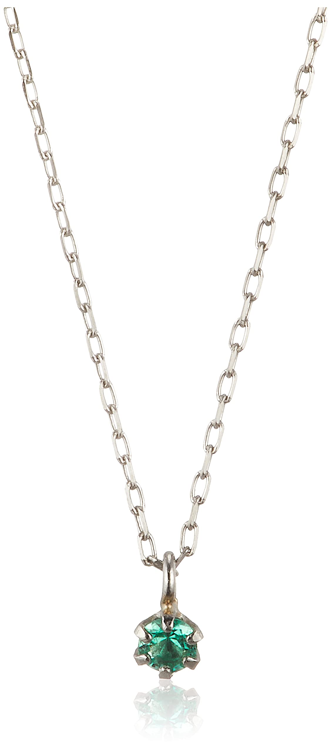 Estelle Official Women s Platinum Necklace with Emerald, May Birthstone, 0452-2473-0019-0000
Estelle Official Women s Platinum Necklace with Emerald, May Birthstone, 0452-2473-0019-0000