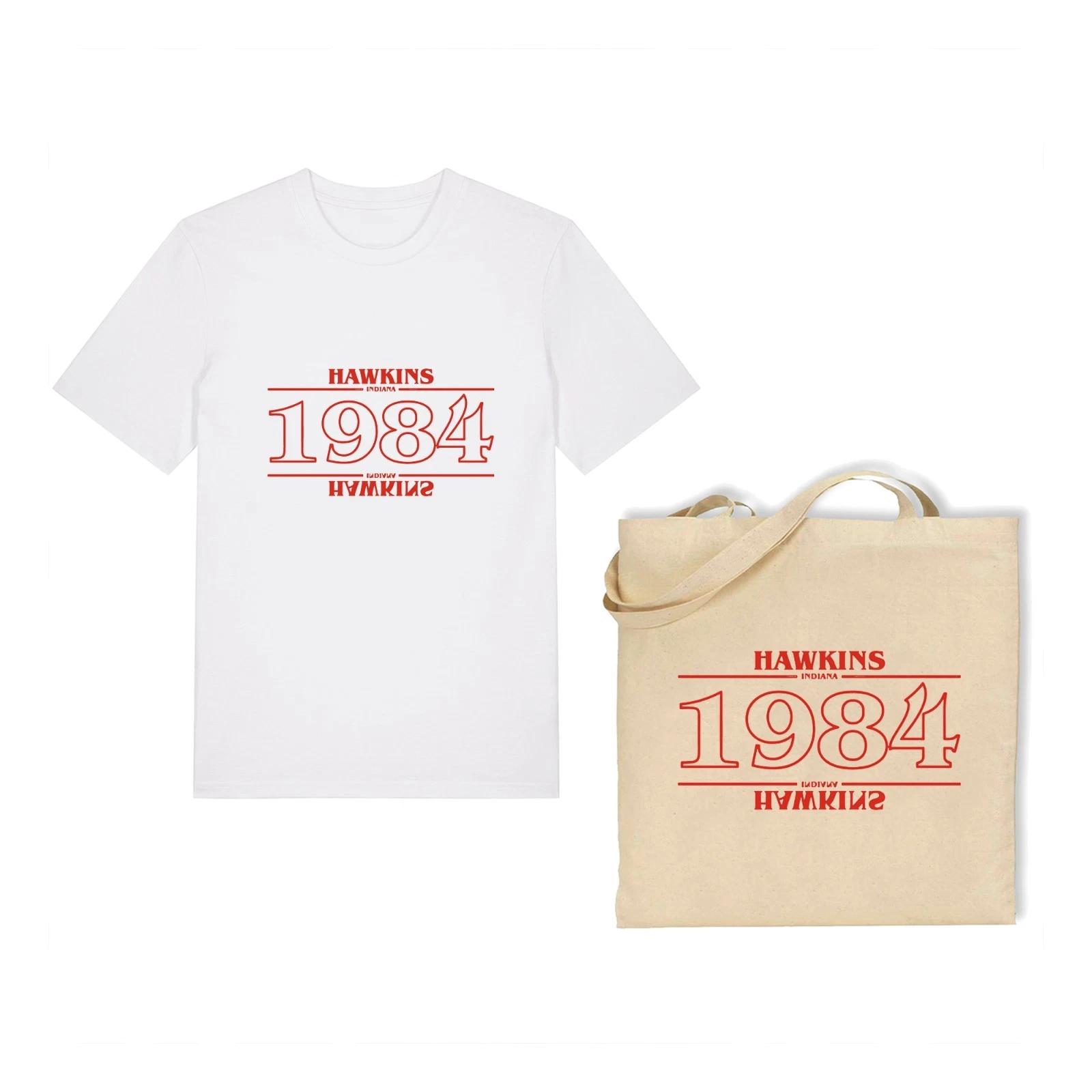 COMBO Unisex T-Shirt & Tote Bag Set - Hawkins 1894-Stranger Things TV Movie M
COMBO Unisex T-Shirt & Tote Bag Set - Hawkins 1894-Stranger Things TV Movie M